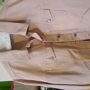 Pink denim old navy jacket